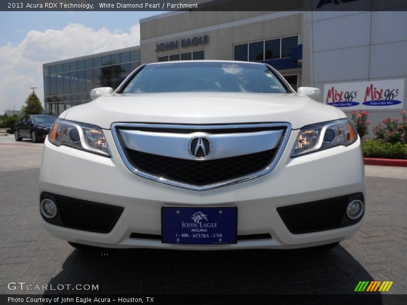 White Diamond Pearl / Parchment 2013 Acura RDX Technology