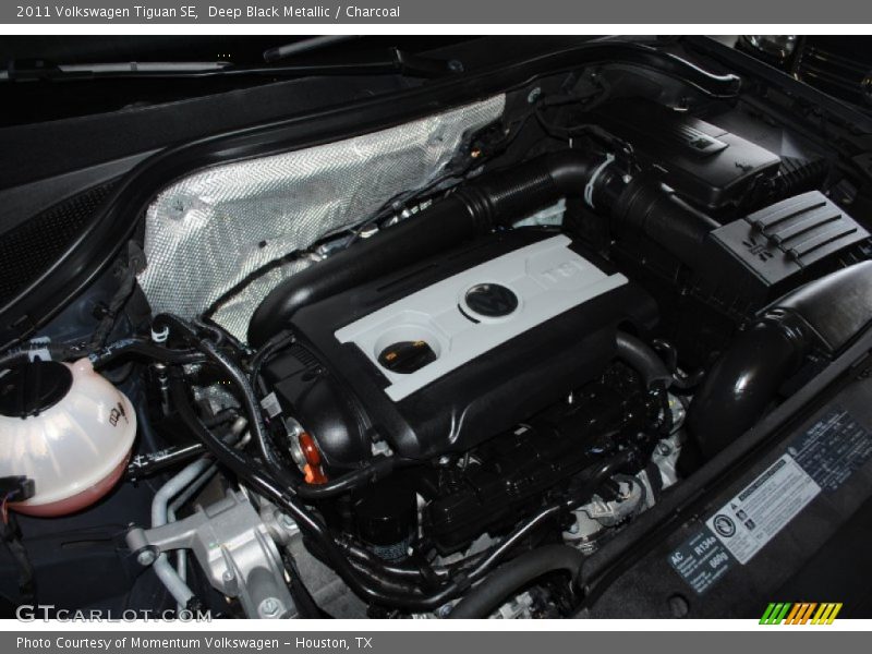 Deep Black Metallic / Charcoal 2011 Volkswagen Tiguan SE