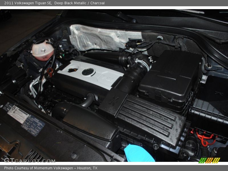 Deep Black Metallic / Charcoal 2011 Volkswagen Tiguan SE