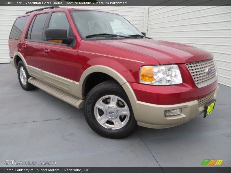 Redfire Metallic / Medium Parchment 2005 Ford Expedition Eddie Bauer
