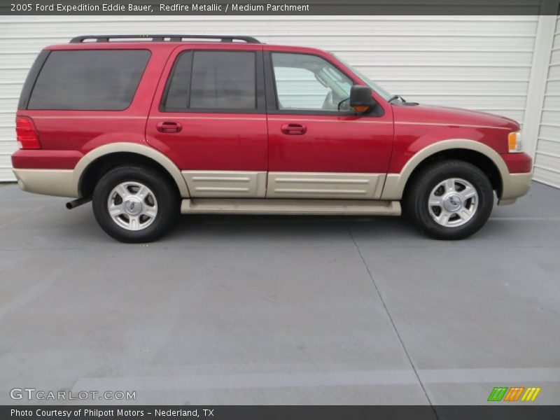 Redfire Metallic / Medium Parchment 2005 Ford Expedition Eddie Bauer
