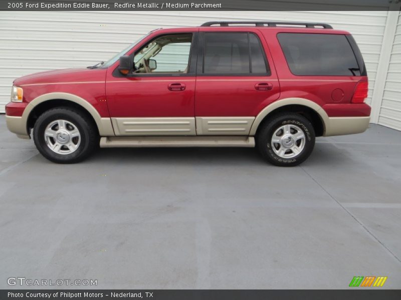 Redfire Metallic / Medium Parchment 2005 Ford Expedition Eddie Bauer