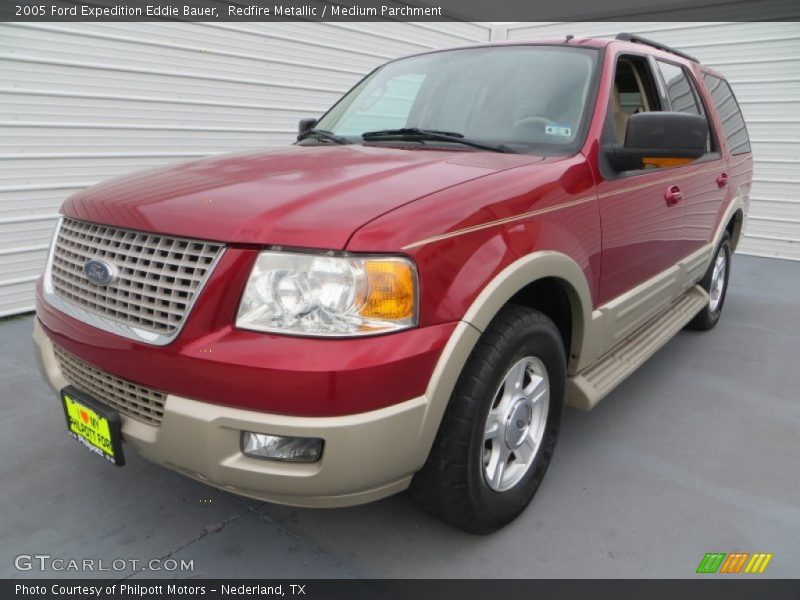 Redfire Metallic / Medium Parchment 2005 Ford Expedition Eddie Bauer