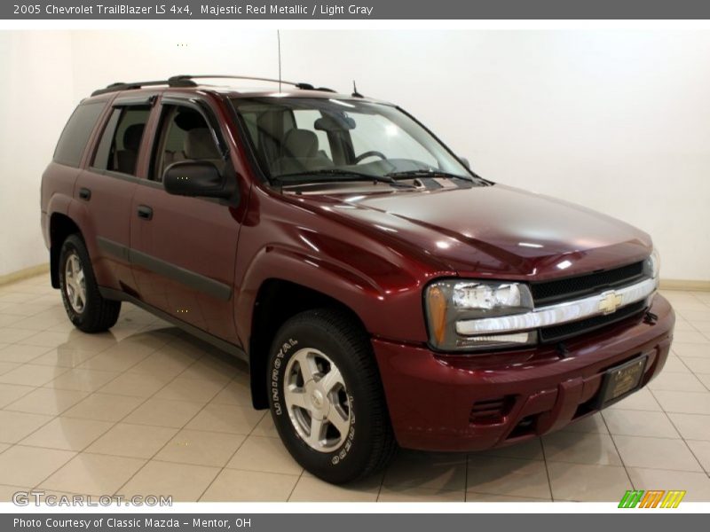 Majestic Red Metallic / Light Gray 2005 Chevrolet TrailBlazer LS 4x4
