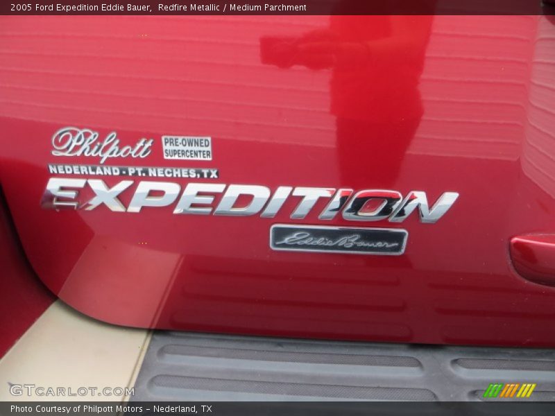 Redfire Metallic / Medium Parchment 2005 Ford Expedition Eddie Bauer