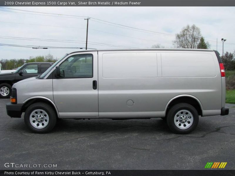 Silver Birch Metallic / Medium Pewter 2009 Chevrolet Express 1500 Cargo Van