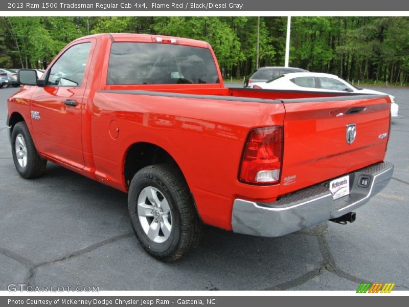 Flame Red / Black/Diesel Gray 2013 Ram 1500 Tradesman Regular Cab 4x4