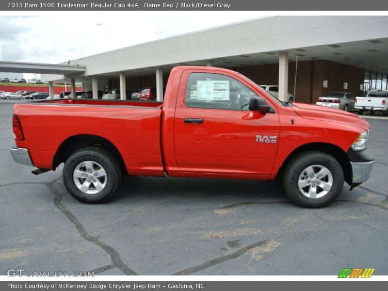  2013 1500 Tradesman Regular Cab 4x4 Flame Red