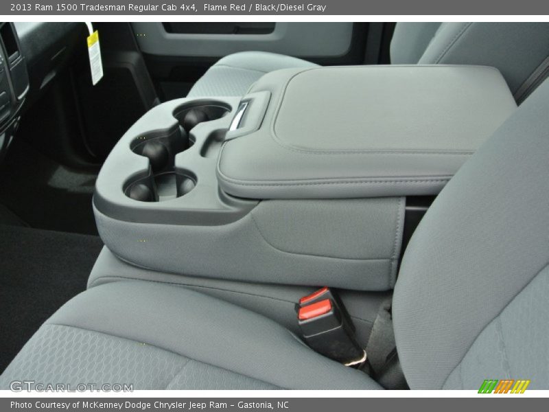 Flame Red / Black/Diesel Gray 2013 Ram 1500 Tradesman Regular Cab 4x4