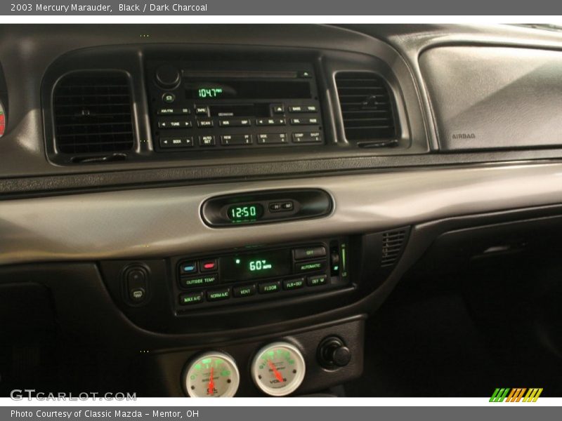 Controls of 2003 Marauder 