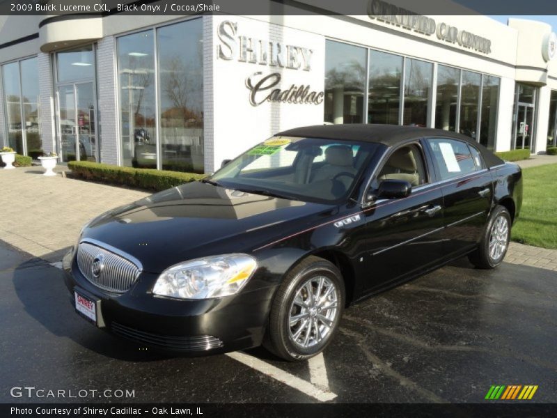 Black Onyx / Cocoa/Shale 2009 Buick Lucerne CXL