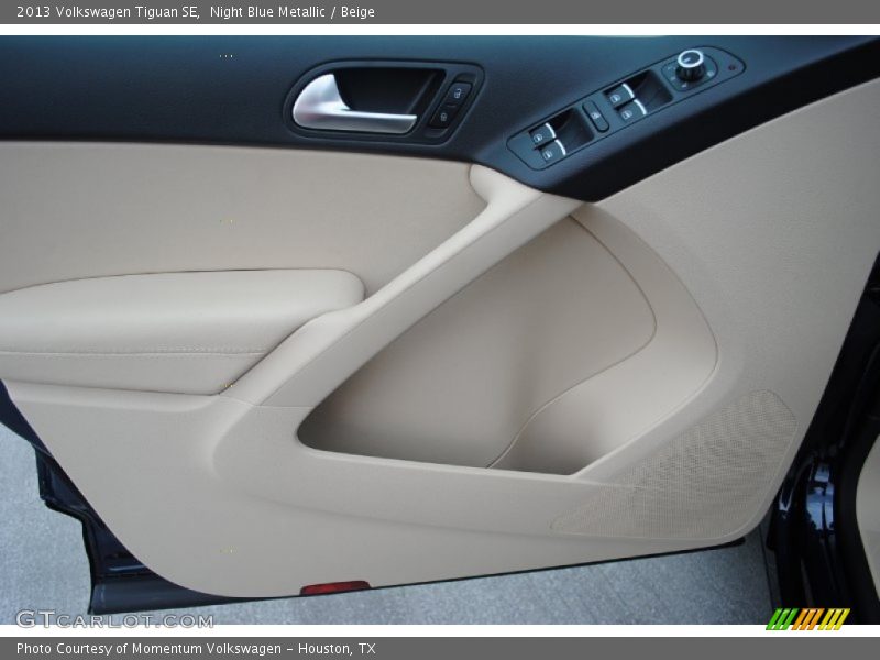 Night Blue Metallic / Beige 2013 Volkswagen Tiguan SE