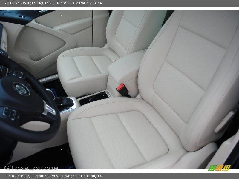 Night Blue Metallic / Beige 2013 Volkswagen Tiguan SE