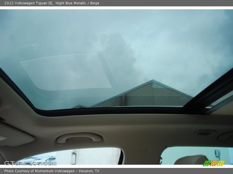 Night Blue Metallic / Beige 2013 Volkswagen Tiguan SE