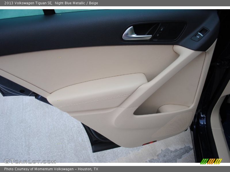 Night Blue Metallic / Beige 2013 Volkswagen Tiguan SE
