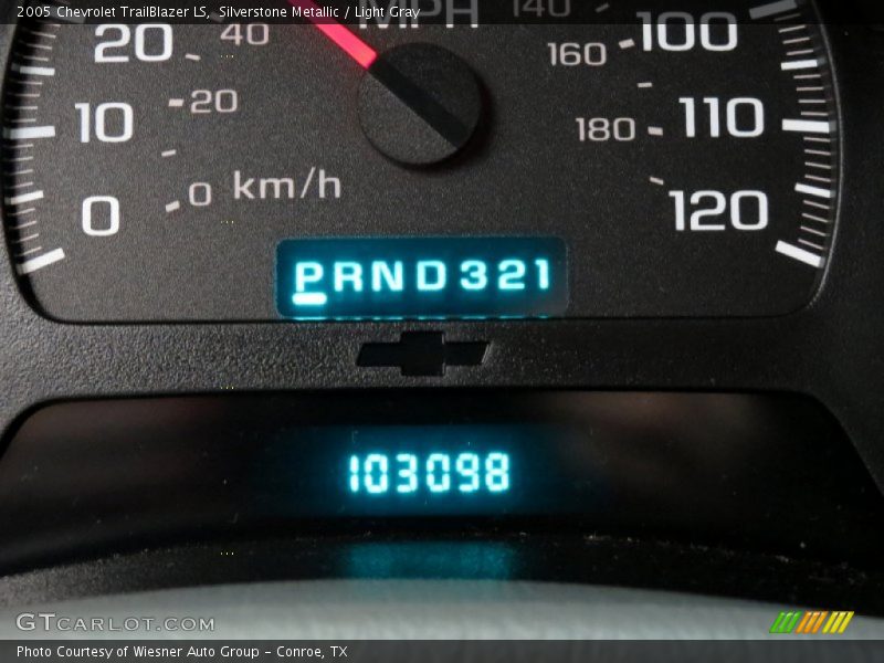 Silverstone Metallic / Light Gray 2005 Chevrolet TrailBlazer LS