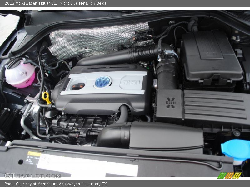 Night Blue Metallic / Beige 2013 Volkswagen Tiguan SE