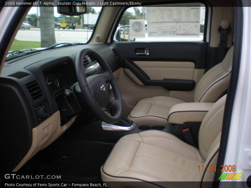 Boulder Gray Metallic / Light Cashmere/Ebony 2009 Hummer H3 T Alpha