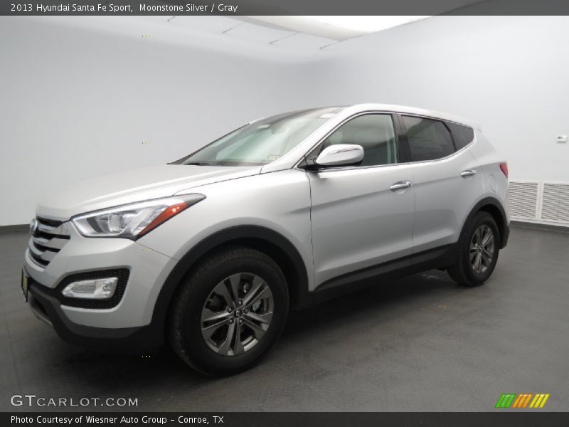 Moonstone Silver / Gray 2013 Hyundai Santa Fe Sport