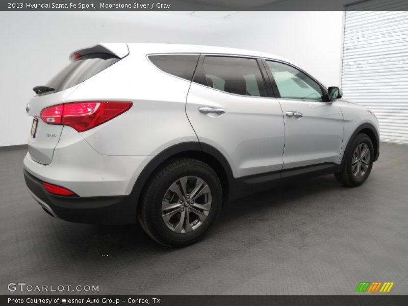 Moonstone Silver / Gray 2013 Hyundai Santa Fe Sport