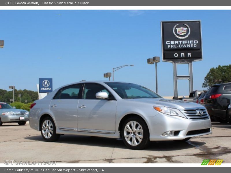 Classic Silver Metallic / Black 2012 Toyota Avalon