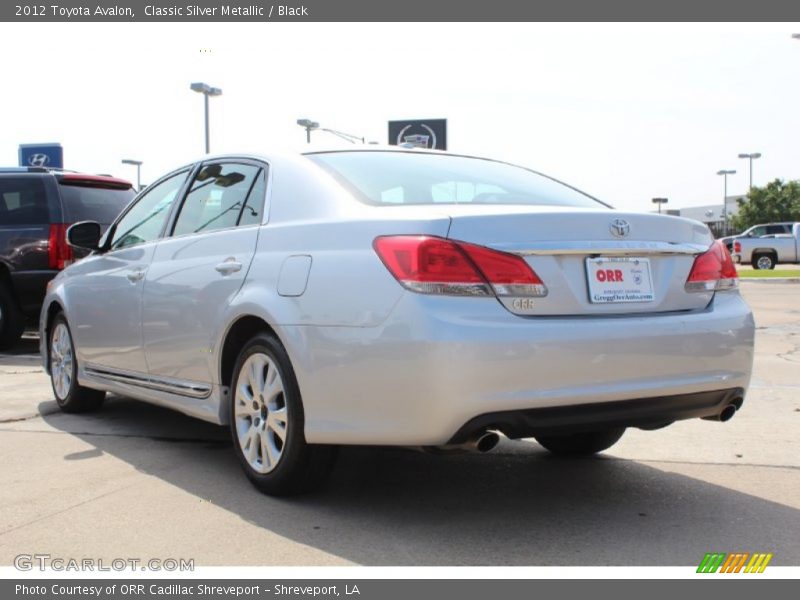 Classic Silver Metallic / Black 2012 Toyota Avalon