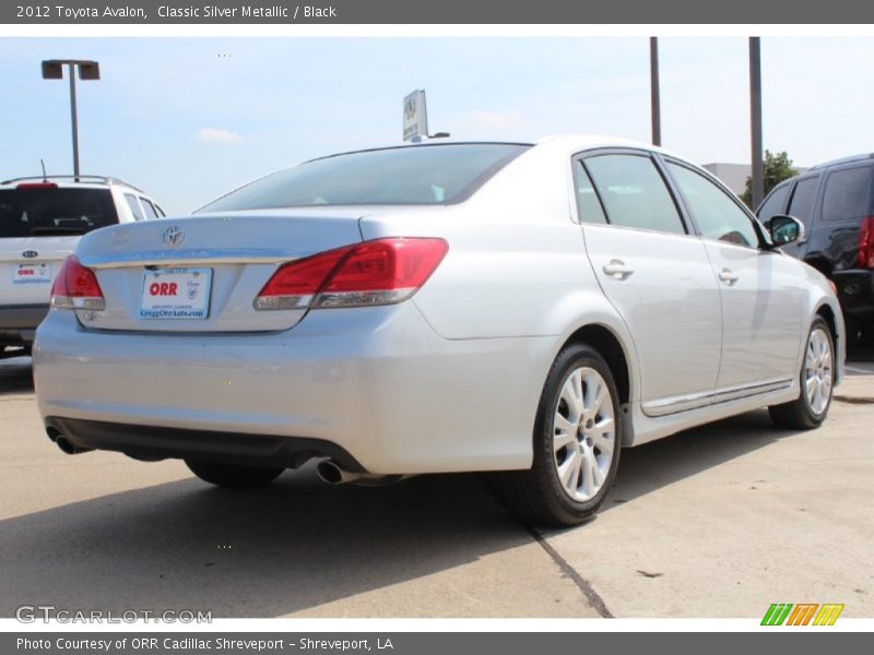 Classic Silver Metallic / Black 2012 Toyota Avalon