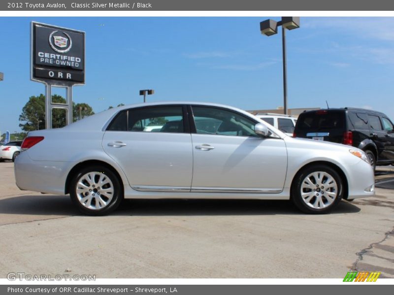 Classic Silver Metallic / Black 2012 Toyota Avalon