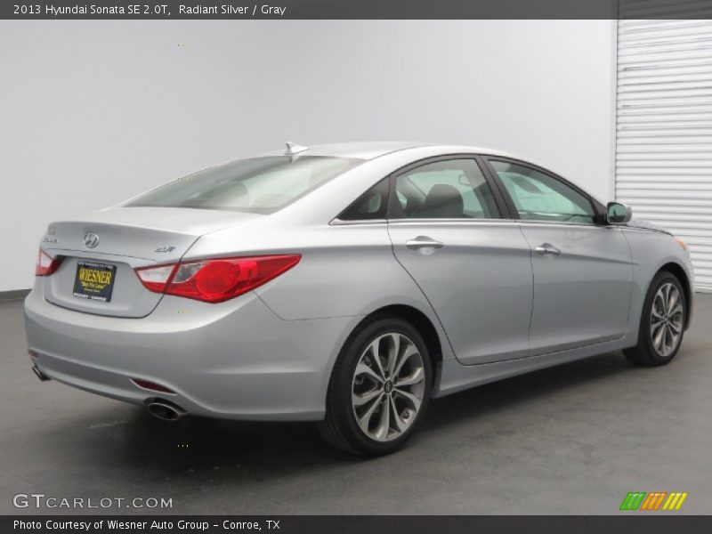 Radiant Silver / Gray 2013 Hyundai Sonata SE 2.0T