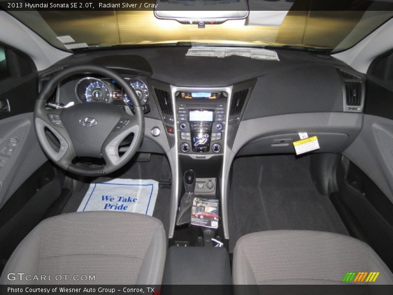 Radiant Silver / Gray 2013 Hyundai Sonata SE 2.0T
