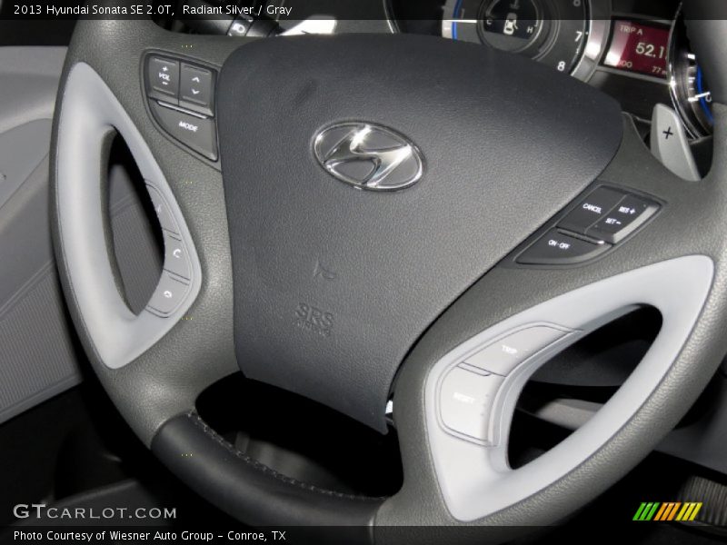 Radiant Silver / Gray 2013 Hyundai Sonata SE 2.0T