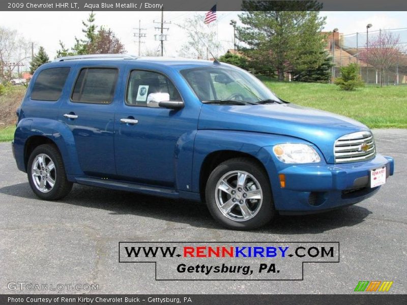 Aqua Blue Metallic / Ebony 2009 Chevrolet HHR LT