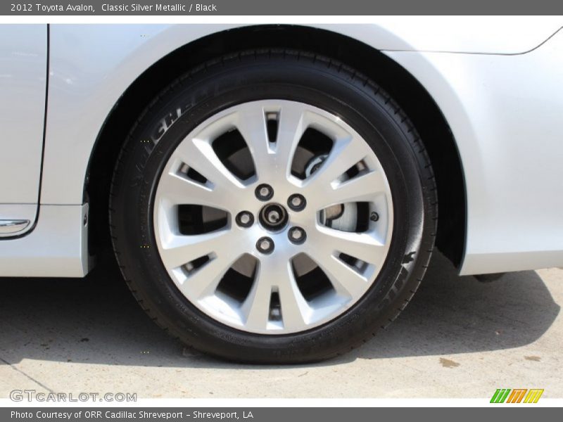 Classic Silver Metallic / Black 2012 Toyota Avalon