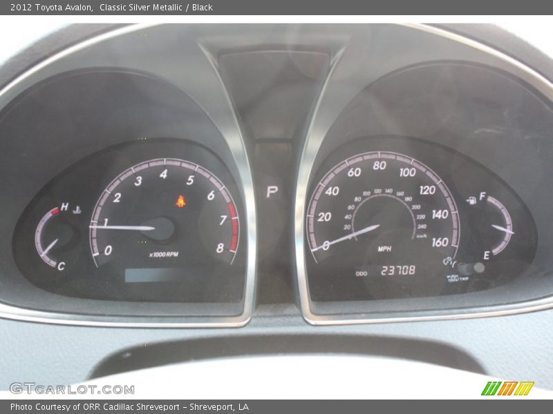 Classic Silver Metallic / Black 2012 Toyota Avalon