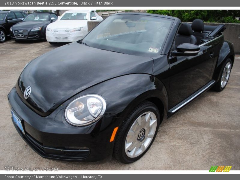 Black / Titan Black 2013 Volkswagen Beetle 2.5L Convertible