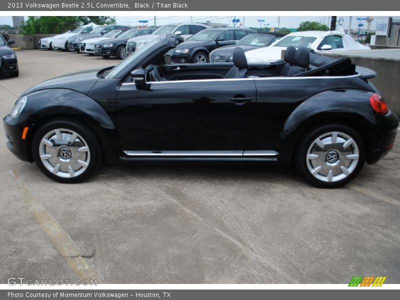 Black / Titan Black 2013 Volkswagen Beetle 2.5L Convertible