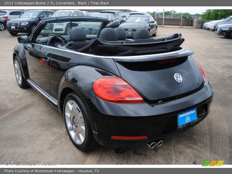 Black / Titan Black 2013 Volkswagen Beetle 2.5L Convertible