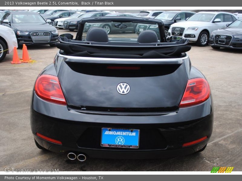 Black / Titan Black 2013 Volkswagen Beetle 2.5L Convertible