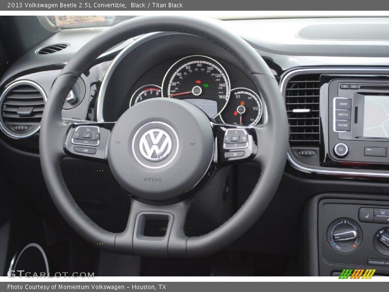Black / Titan Black 2013 Volkswagen Beetle 2.5L Convertible