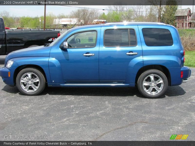 Aqua Blue Metallic / Ebony 2009 Chevrolet HHR LT