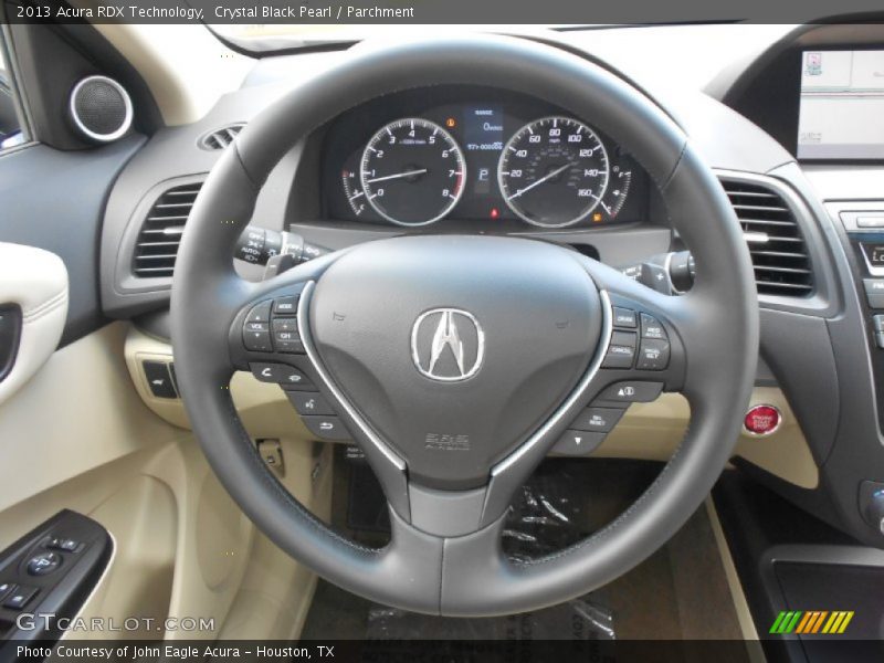 Crystal Black Pearl / Parchment 2013 Acura RDX Technology