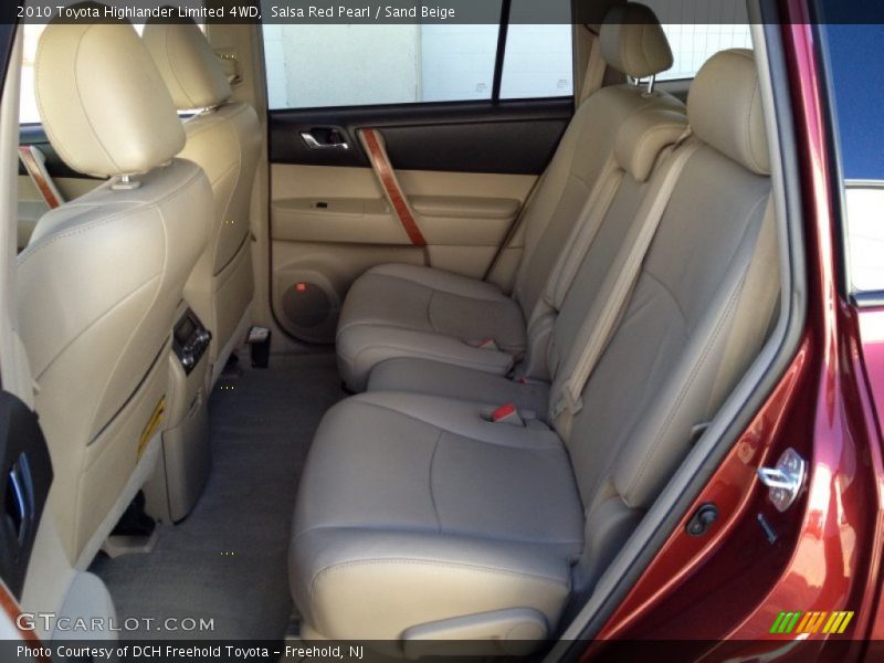 Salsa Red Pearl / Sand Beige 2010 Toyota Highlander Limited 4WD