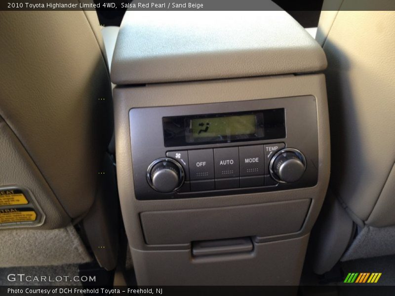 Salsa Red Pearl / Sand Beige 2010 Toyota Highlander Limited 4WD