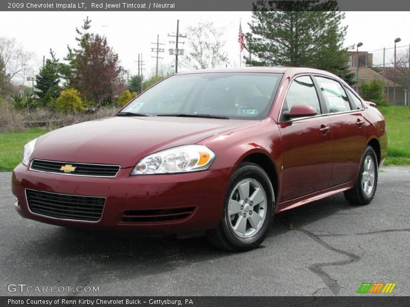 Red Jewel Tintcoat / Neutral 2009 Chevrolet Impala LT