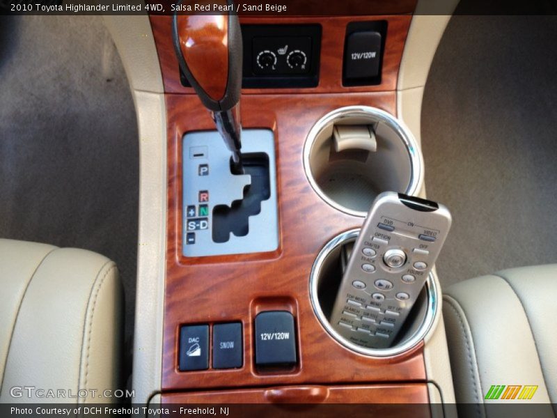 Salsa Red Pearl / Sand Beige 2010 Toyota Highlander Limited 4WD