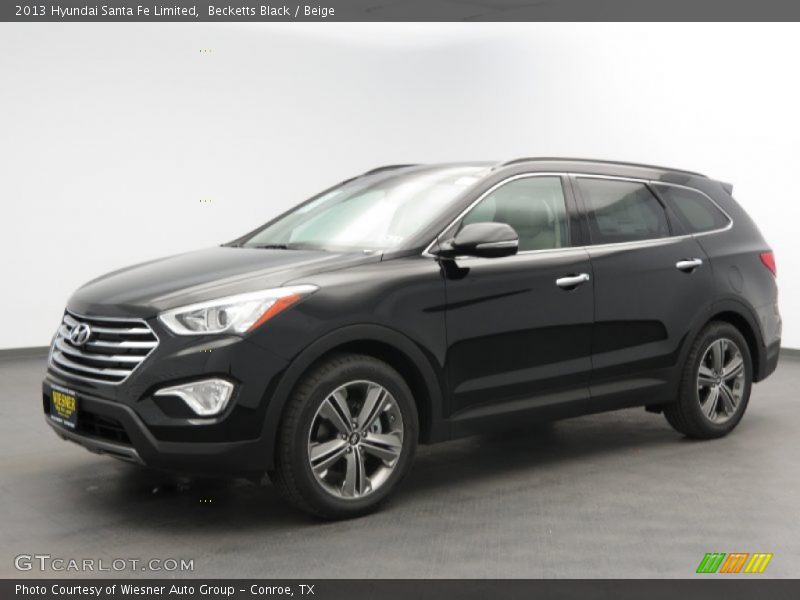 Becketts Black / Beige 2013 Hyundai Santa Fe Limited