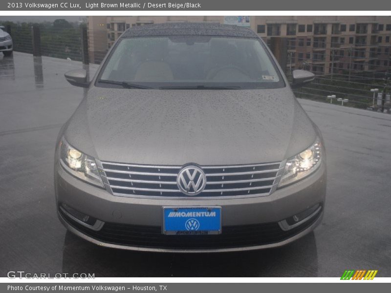 Light Brown Metallic / Desert Beige/Black 2013 Volkswagen CC Lux