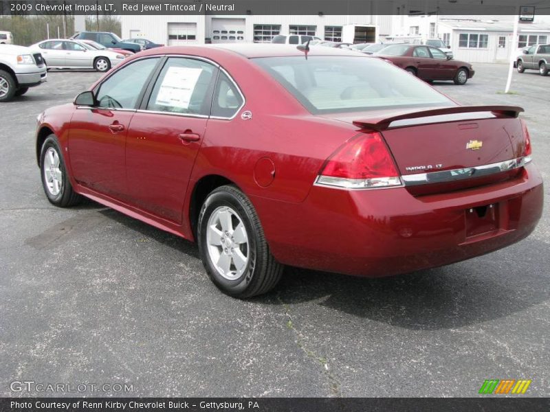 Red Jewel Tintcoat / Neutral 2009 Chevrolet Impala LT