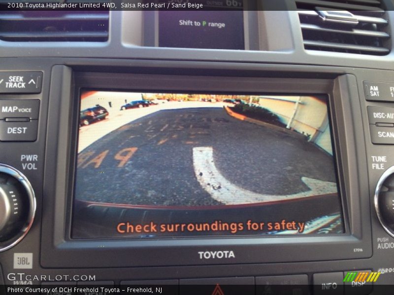 Salsa Red Pearl / Sand Beige 2010 Toyota Highlander Limited 4WD