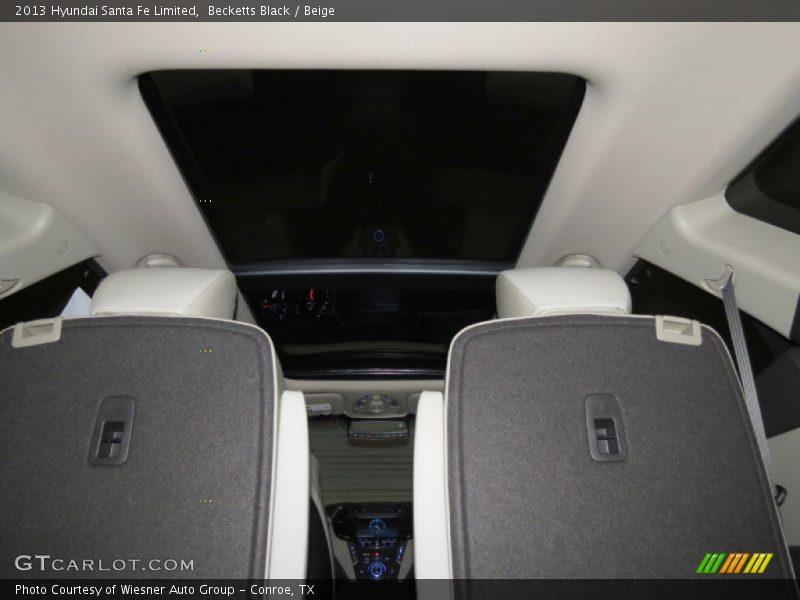Becketts Black / Beige 2013 Hyundai Santa Fe Limited
